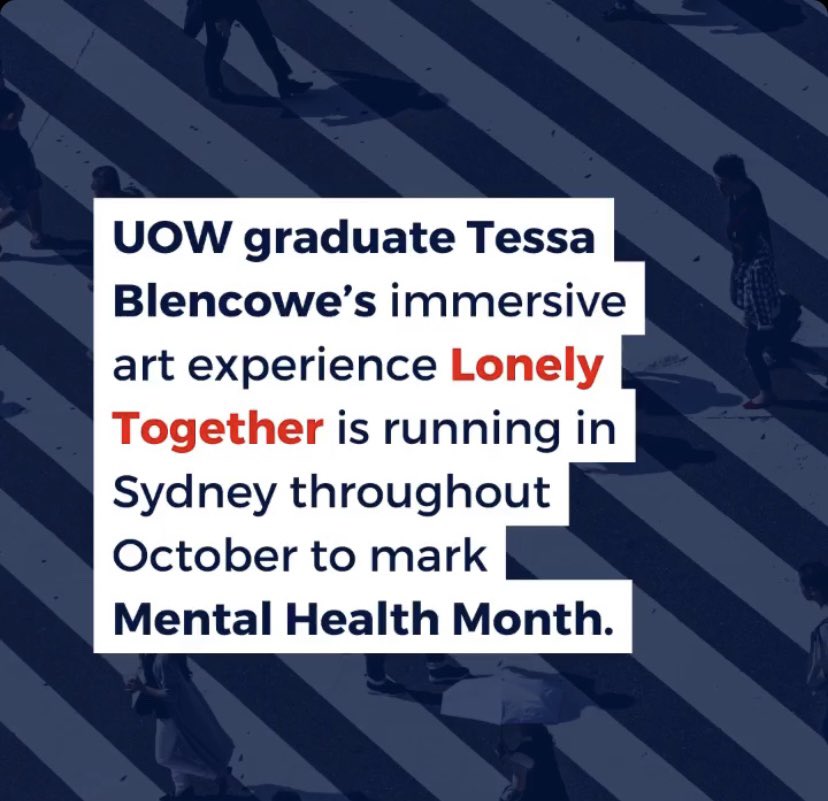 Meet the UOW graduate tackling loneliness through storytelling @UOWalumni #MentalHealthAwareness uow.edu.au/alumni/outlook…