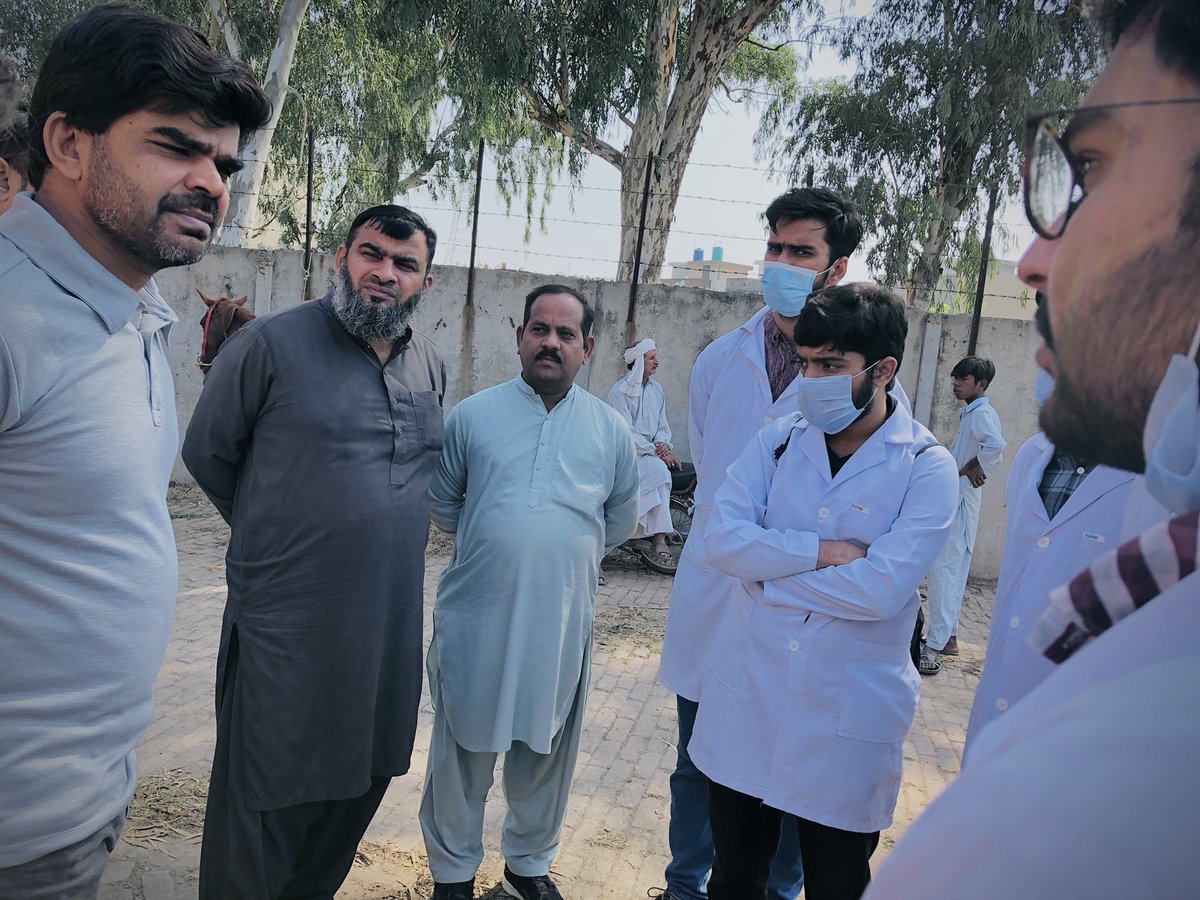 savers_uvas's tweet photo. On this Farmers' Day, SAVERS continuing its legacy arranged a  Civic Engagement Activity, Free Animal Health Camp at UVAS Outreach Hospital Sitar Wala and provided Free treatment and Deworming for animals. https://t.co/tvhnO3E10x