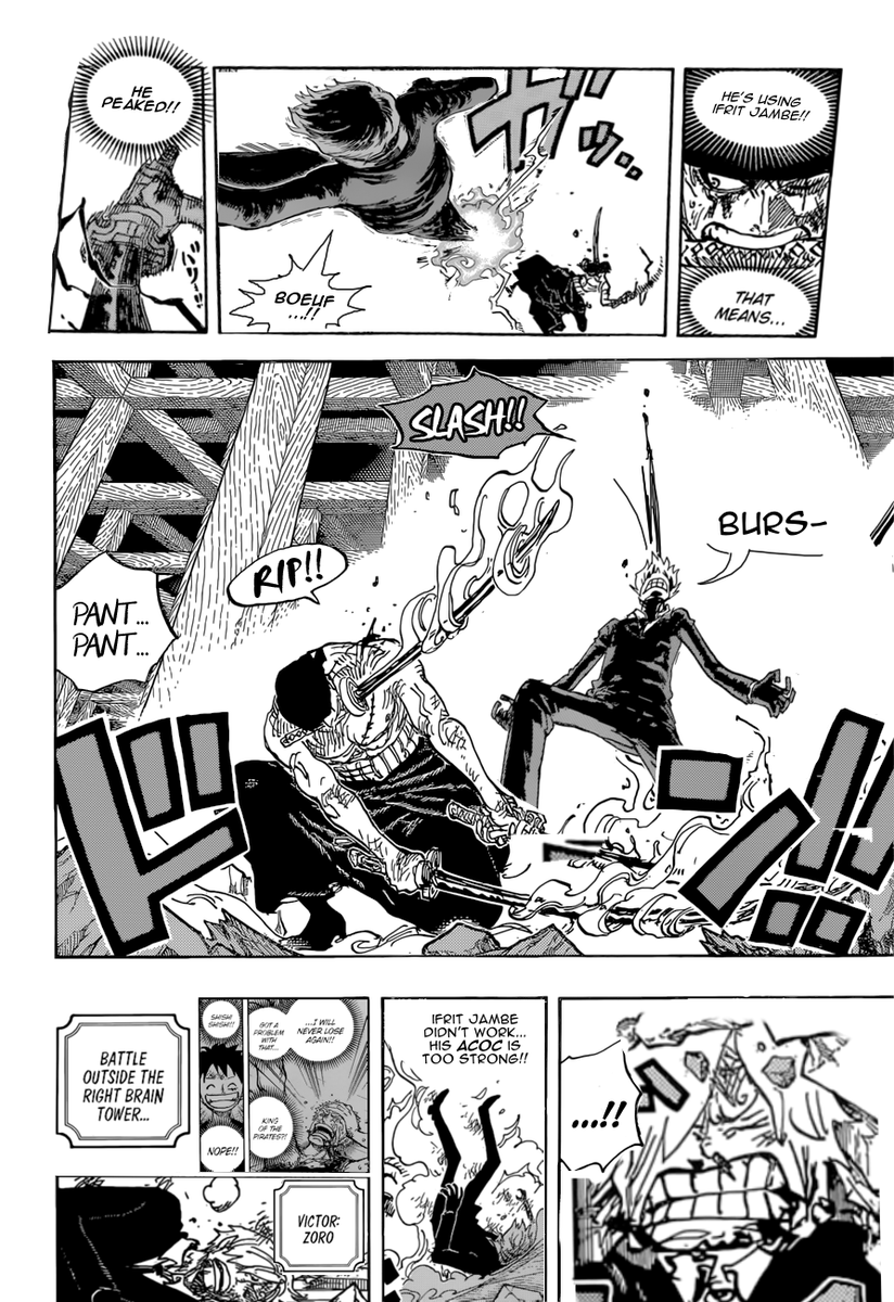 #ONEPIECE #ONEPIECE1064 

Sanji vs Zoro according to ODA!!