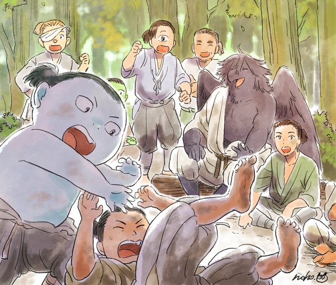 となりの妖怪さんのtwitterイラスト検索結果