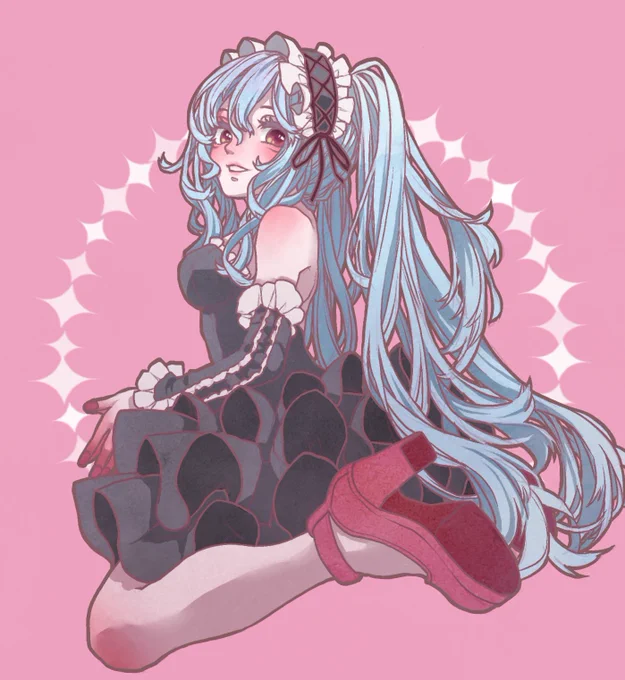 ちょっと変えてみた(*⁰▿⁰*)こっちのが良いかも#お絵描き #イラスト 