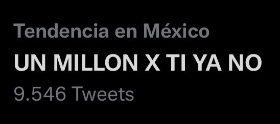 UN MILLON X TI YA NO  🔥