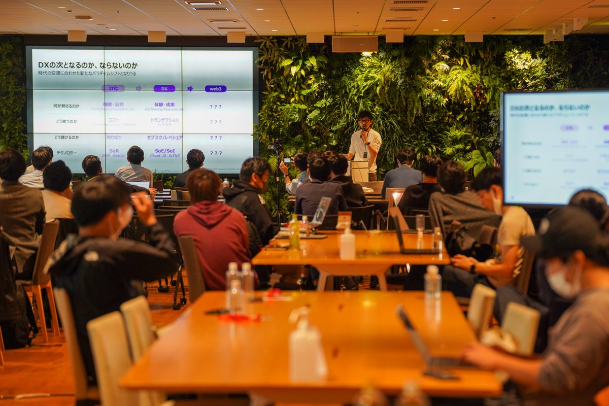 illshin's tweet photo. 東京web3ハッカソン、DAY1のKICK OFF sessionにご参加頂きましたみなさまありがとうございました！

最初トラブルがありご迷惑をおかけしてしまいましたが、無事盛況のまま終了いたしました🔥

web3ビルダーたちの熱量を強く感じることができました

これから2週間のハッカソンよろしくお願いします🛠 https://t.co/TtLVVLM68W