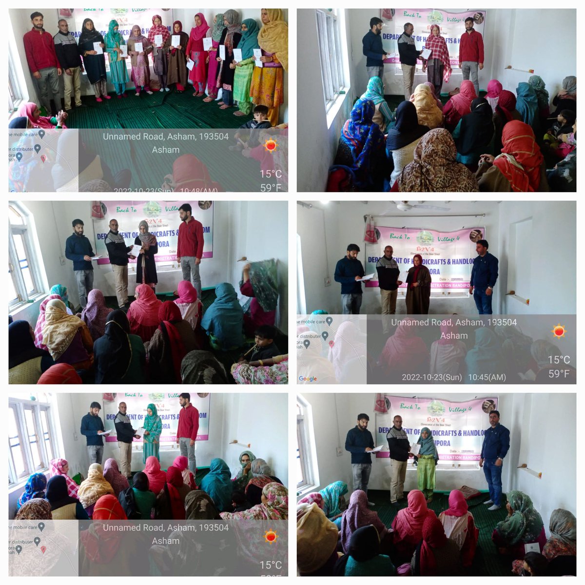 HHBandipora's tweet photo. #JanAbhiyanJK
#BackToVillage
Sunday, 23-10-2022: 
Awareness-cum-Registration Camps conducted in Dangithal Tulail, Asham Sumbal &amp; Lankreshipora Bandipora.
@dohhkmr @dicbandipora https://t.co/rTyThRTRAK