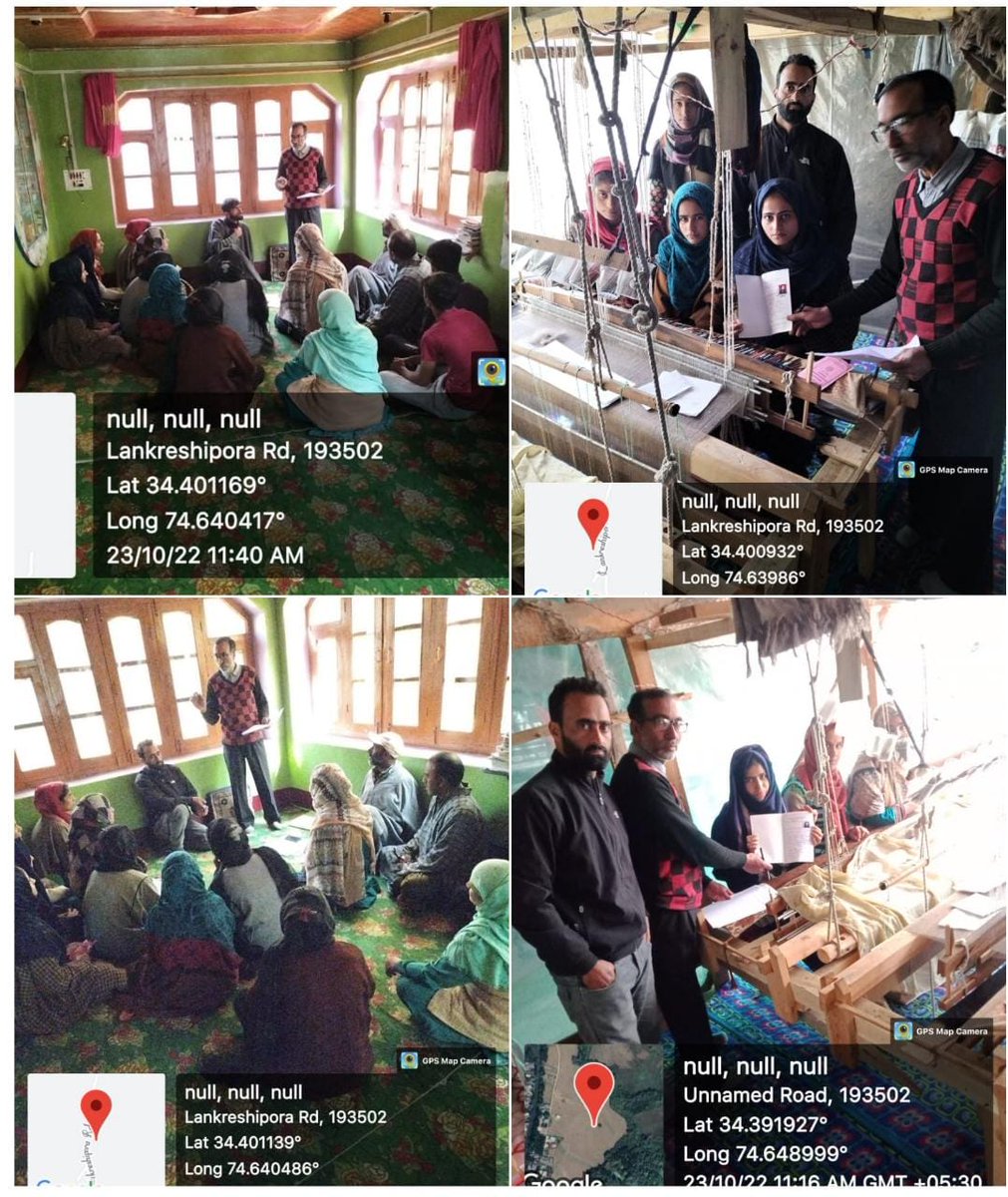HHBandipora's tweet photo. #JanAbhiyanJK
#BackToVillage
Sunday, 23-10-2022: 
Awareness-cum-Registration Camps conducted in Dangithal Tulail, Asham Sumbal &amp; Lankreshipora Bandipora.
@dohhkmr @dicbandipora https://t.co/rTyThRTRAK