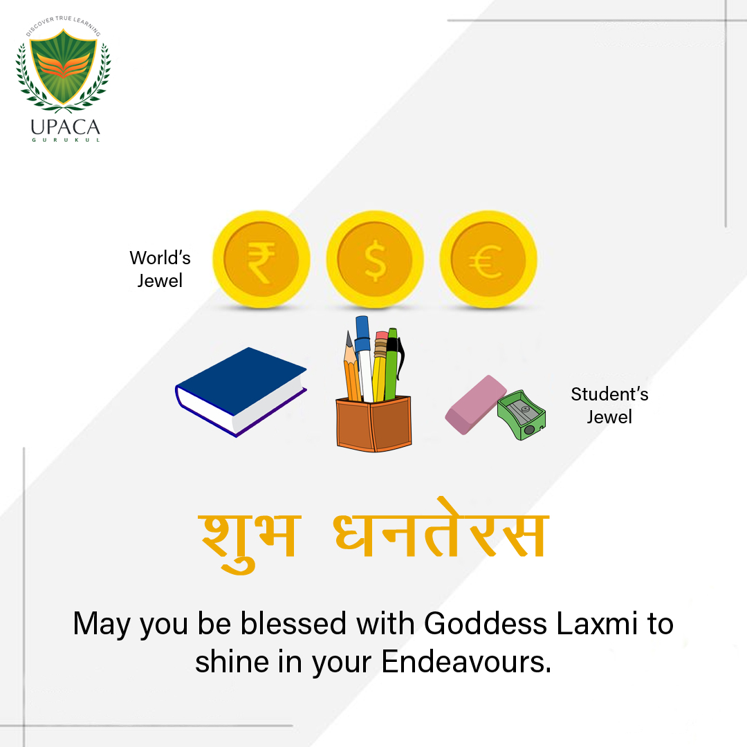 GurukulUpaca's tweet photo. Shubha Dhanteras!!!

#dhanteras #festival #lordlaxmi #goddesslaxmi #blessings #celebration #dhan #wealth #prosperity #happiness #shubhdhanteras #upaca #upacagurukul https://t.co/3Pb8jQ5EV2