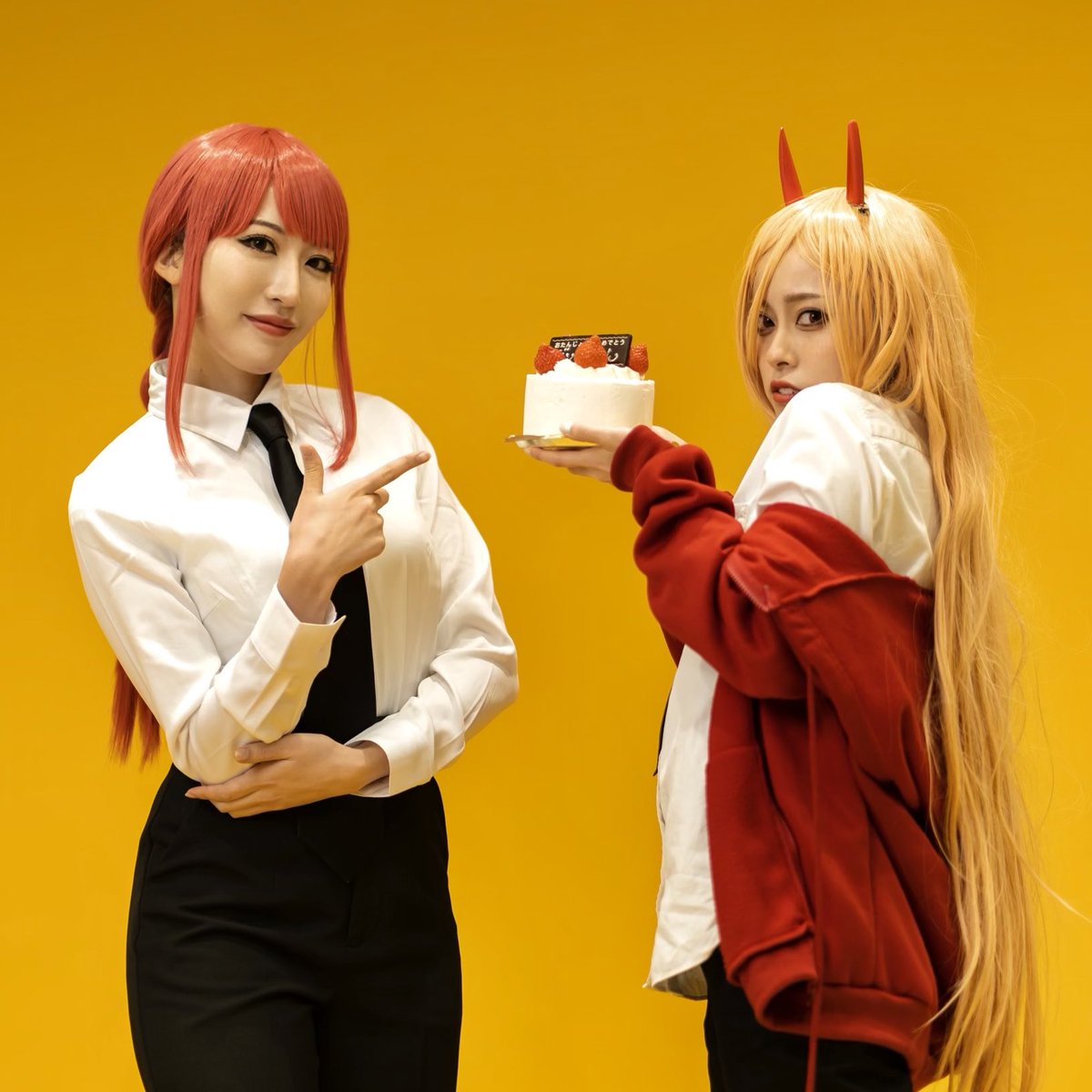 misa_926_'s tweet photo. チェンソーマンコスプレ♥♥
マキマたんになれた。。。！！！

スタジオは福岡県博多区千代の
@402studio_fuk さま
今だと99%offの3時間パック150円の
破格レンタル料金🥺🥺🥺
予約方法や詳細はスタジオアカウントまで🥰

しおさんありがとう🤍🤍 https://t.co/hSezQD7KDF
