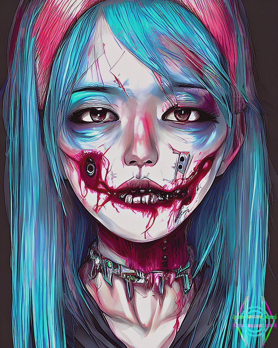Artmancer404's tweet photo. Tonight, instead of going to any Halloween parties, I am going to work through the dead of night to bring you the ULTIMATE SPOOKY #NFTCollection‼️ 💀👻🎃

🧟‍♀️#LivingDeadDolls🧟‍♀️

This will include these previously released #NFTs along with many new #Zombie #AnimeGirls! https://t.co/FHFmB8MiKS