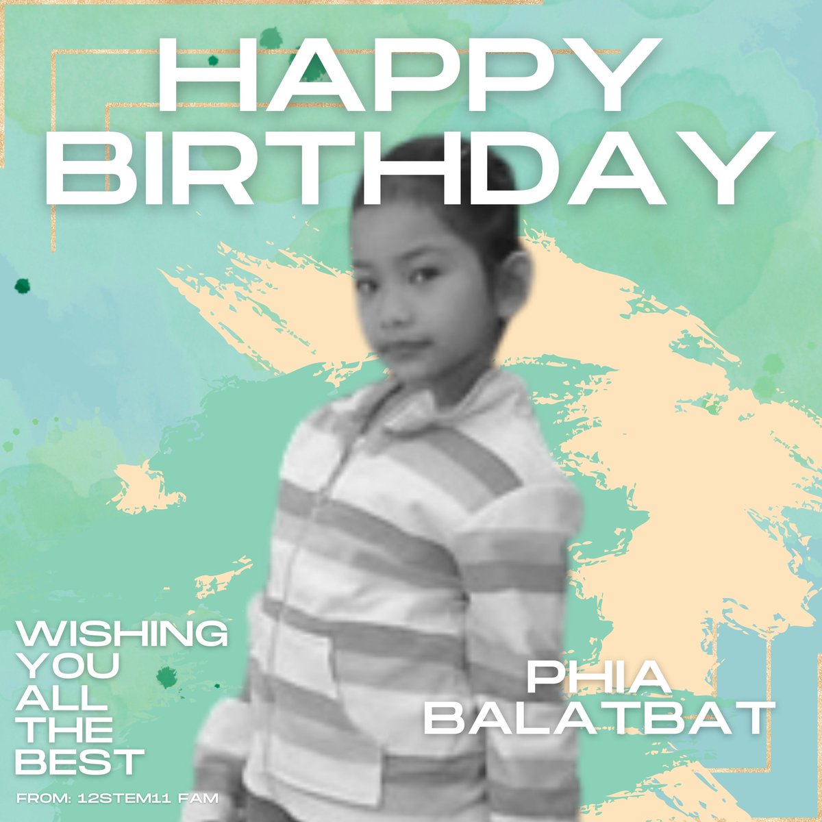 stemonze's tweet image. HAPPY PHIA DAY!!!

May your birthday be full of magical and special moments to remember. Always, look forward to the future with positivity and hope but also hold onto the pleasant memories of the cool and beautiful times. Have a great day ahead!

-12STEM11 FAM