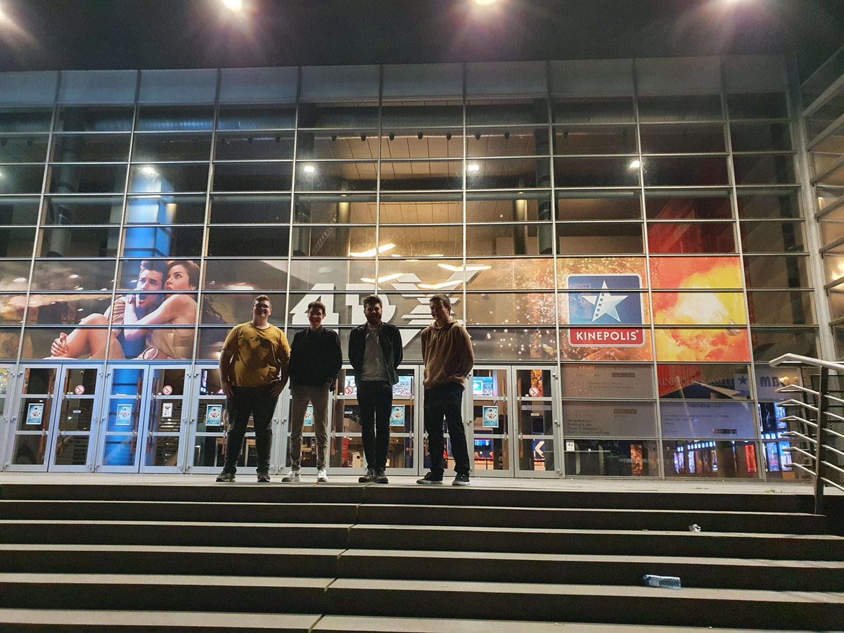 NickBulen's tweet photo. Had an amazing night at Kinepolis, We surprisingly got the chance to have a look behind the scenes on how they play the movies. #Thomasmore #ITFactory https://t.co/aoqqPrH6ez