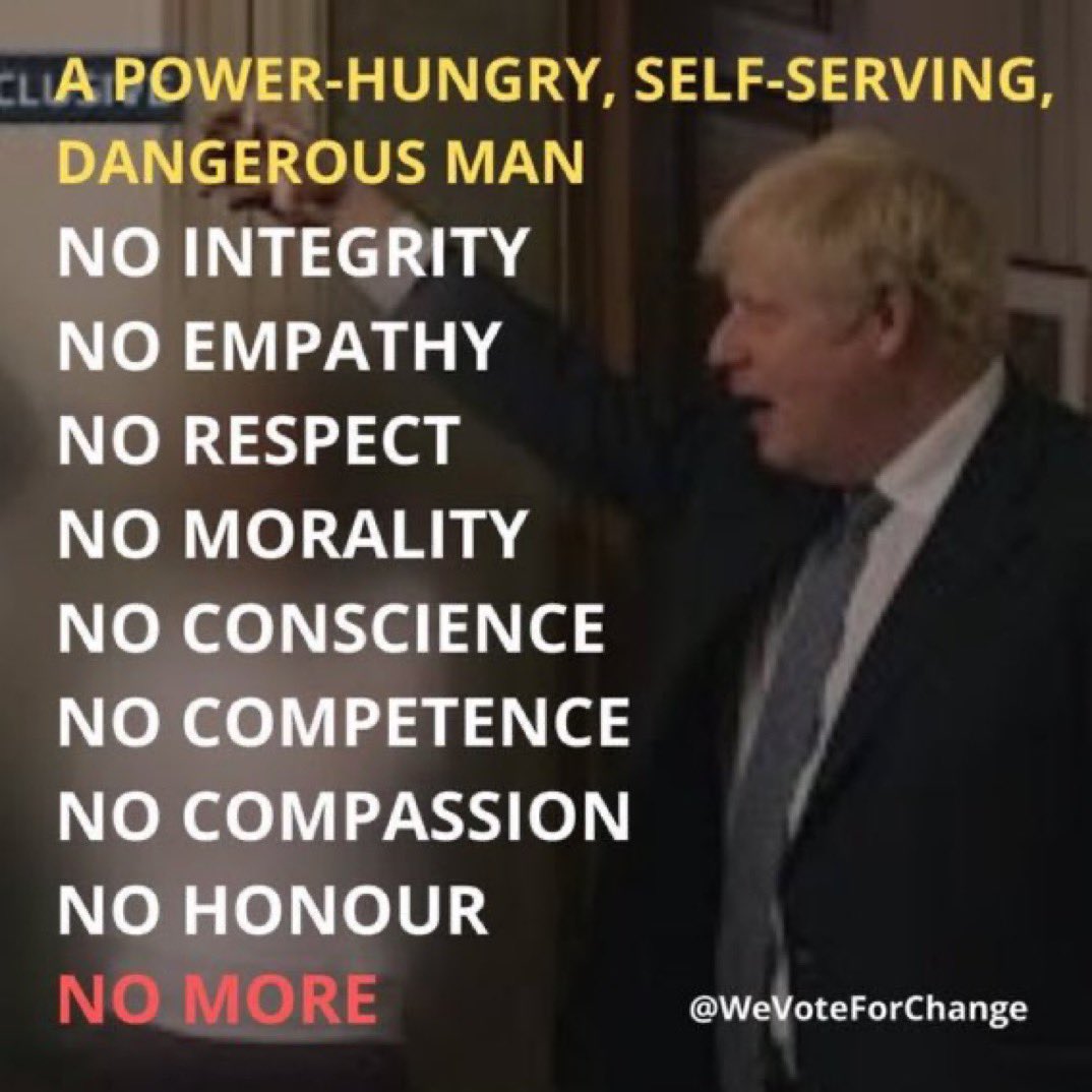 bywaterjulie's tweet photo. @coaimpaul Absolutely NOT!
#ToriesPartiedWhilePeopleDied #ToriesCrashedTheEconomy #ToriesDevoidOfShame #ToriesNotFitToGovern #JohnsonNeverAgain #JohnsonPartiedPeopleDied #JohnsonTheLiar #JohnsonBrexitLies #JohnsonLebedev #GeneralElectionsNow #GeneralElectionN0W #TimeForLabour https://t.co/MiVlnsbVPX