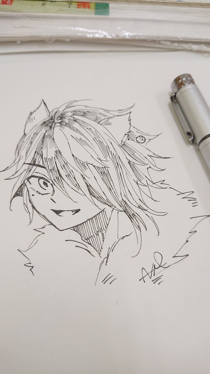 今日のラクガキ
ウチの雷獣かじゅとらくん 