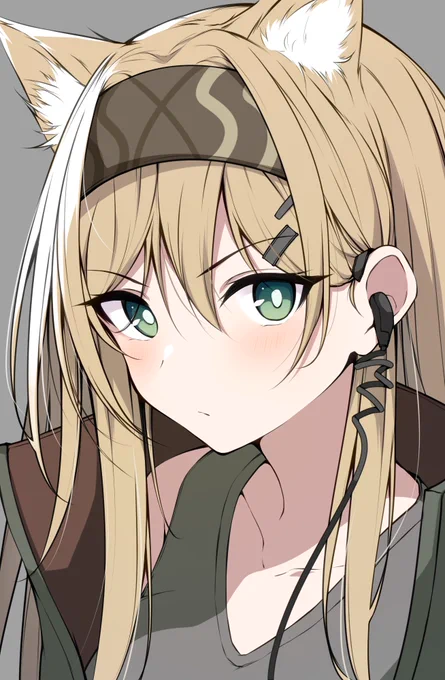 ホルン隊長お絵かき線画は好きに塗っていいですよ#アークナイツ #明日方舟 #Arknights #명일방주 