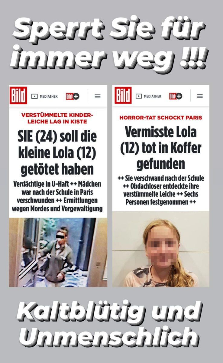 Carsten_Stahl_1's tweet photo. Sperrt Sie für immer weg !!!

Ich habe absolut "NULL TOLERANZ" für Kinderschänder und kaltblütige Mörder.

Carsten Stahl 

Bündnis Kinderschutz &amp; Stoppt Mobbing in Deutschland und Österreich https://t.co/V0IBWzgP98