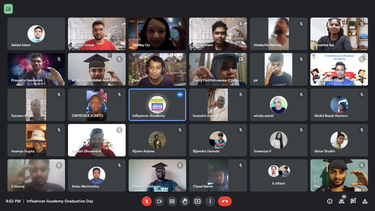 I'm glad to be one of the 32 graduates 🎓 of the #GoogleCrowdsource #InfluencerAcademy.

The sessions were impactful.

I've been putting the lessons into practice and the results are visible.

Thank you, #InfluencerAcademyTeam
Thank you Captains and Team members

#onyedikasomto