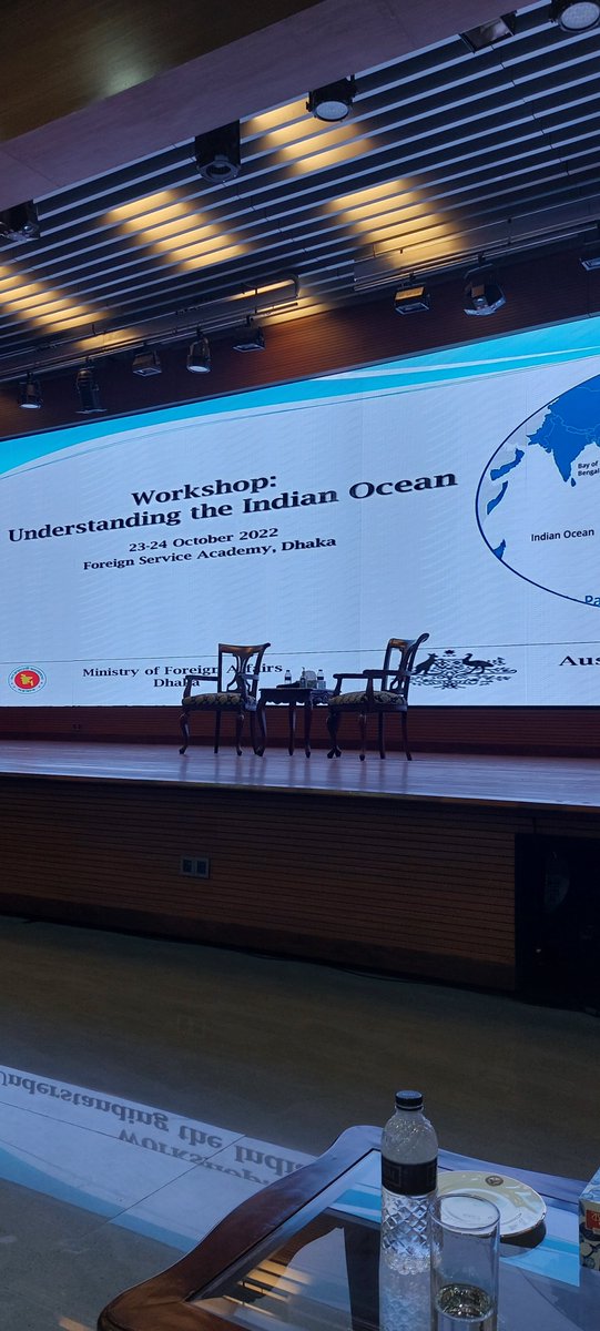 Attending a workshop on Understanding the Indian Ocean at Bangladesh Foreign Service Academy with Australian High Commission in Dhaka