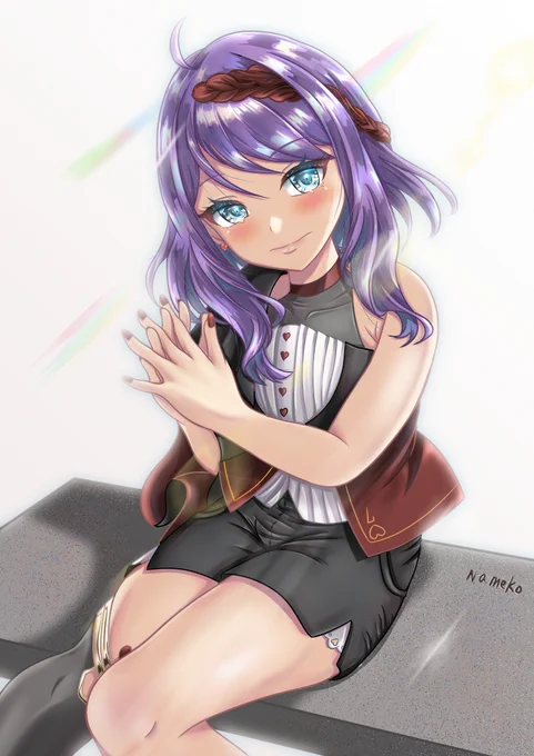 #なめこイラスト  #紅七絵画回廊紅七 灯鏡 さま描きまみた( ゜∀゜)o彡°ww 