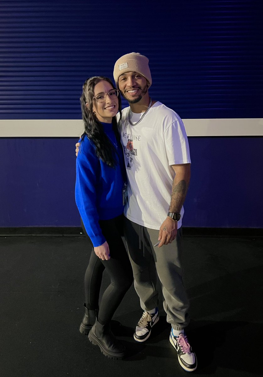 emilybr4nt's tweet photo. Leicester was a dream, the loveliest man on the planet @AstonMerrygold 🫶🏽💙✨ #3AMTour https://t.co/OHmns212CN