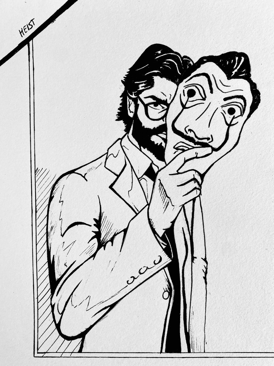 StudioProximity's tweet photo. For Day 22 of the @inktober challenge - as per the #Inktober prompt, we present to you #heist , inked by Arjun!
@proxwrks

For more about us — 
🔗 https://t.co/dPDLnjP8rD

#inktober2022 #inktober2022heist #inkdrawing #StudioProximity #ArtChallenge #Proxonuats #ProxonautsBTS https://t.co/hrzMri2A59