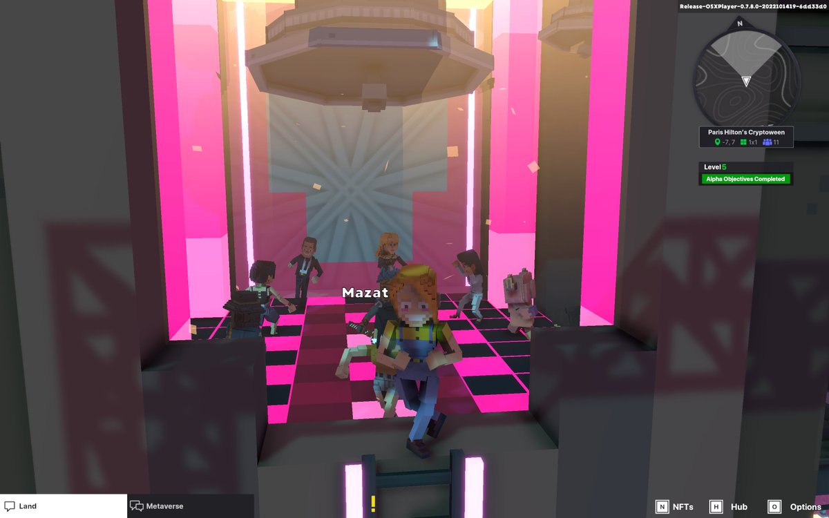AorawanSai's tweet photo. @TheSandboxGame I just participated in the Paris Hilton  #Cryptoween Event. Dancing in the Clock Tower check out my screenshot below!
🎃👇 https://t.co/R67EAhtjV9