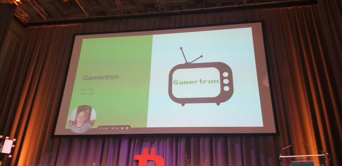 eyeguneet's tweet photo. So amazed to see a 10 year old pitching his business idea at @BitcoinConfUK. Its all about the passion! If you are passionate about something then you don't need to be pushed, your vision pulls you🥳 https://t.co/niuPdtNrjO