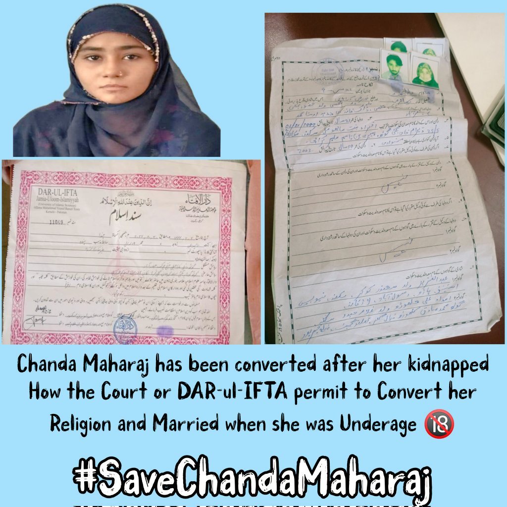 The voice for #Chanda Maharaj
Save Minor Hindu Girls
Save Hindus Save
Save Sindhi Hindus Girls
Are our Daughters, Sisters or Mother are Safe in Pak?
Please support this trend 👇 RT max
#SaveChandaMaharaj
#RetrunChandaMaharaj
