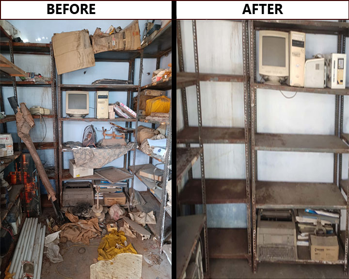 GoIStats's tweet photo. Regional Office, National Statistical Office (FOD), Jaipur organized a cleanliness drive in its office premises by weeding out obsolete files and removing redundant office equipment etc. under #SpecialCampaign2.0 on 06.10.2022.

@PMOIndia @Rao_InderjitS @DARPG_GoI https://t.co/tBn4VLKQRw