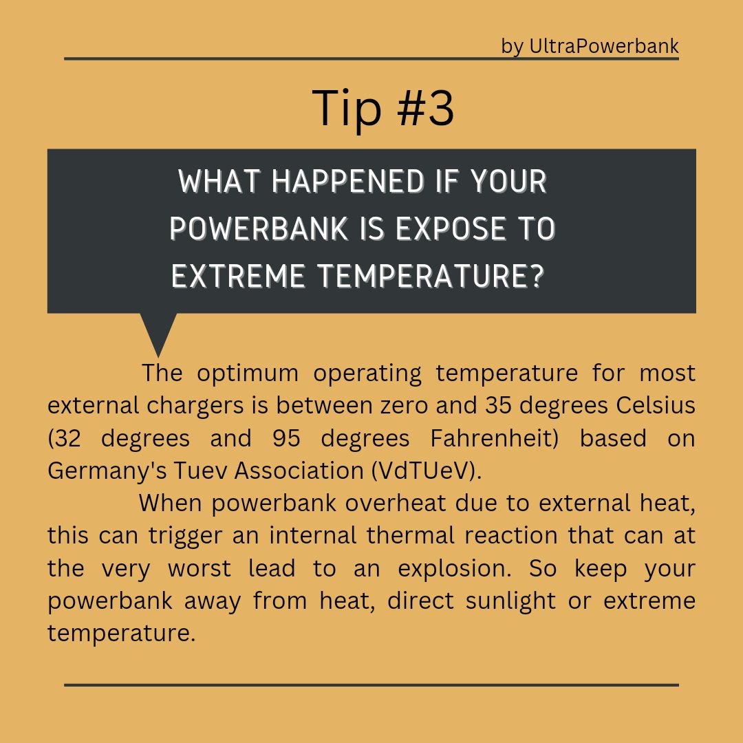 Len64550020's tweet photo. Avoid exposing your powerbank to extreme heat or direct sunlight!
#powerbank
#PowerOutages
#poweroutage
#typhoonkarding
#typhoons
#solarpower
#solarpanel
#charger
#bestpowerbank
#battery
#highcapacity
#largecapacity https://t.co/V8gohAQ3Ad