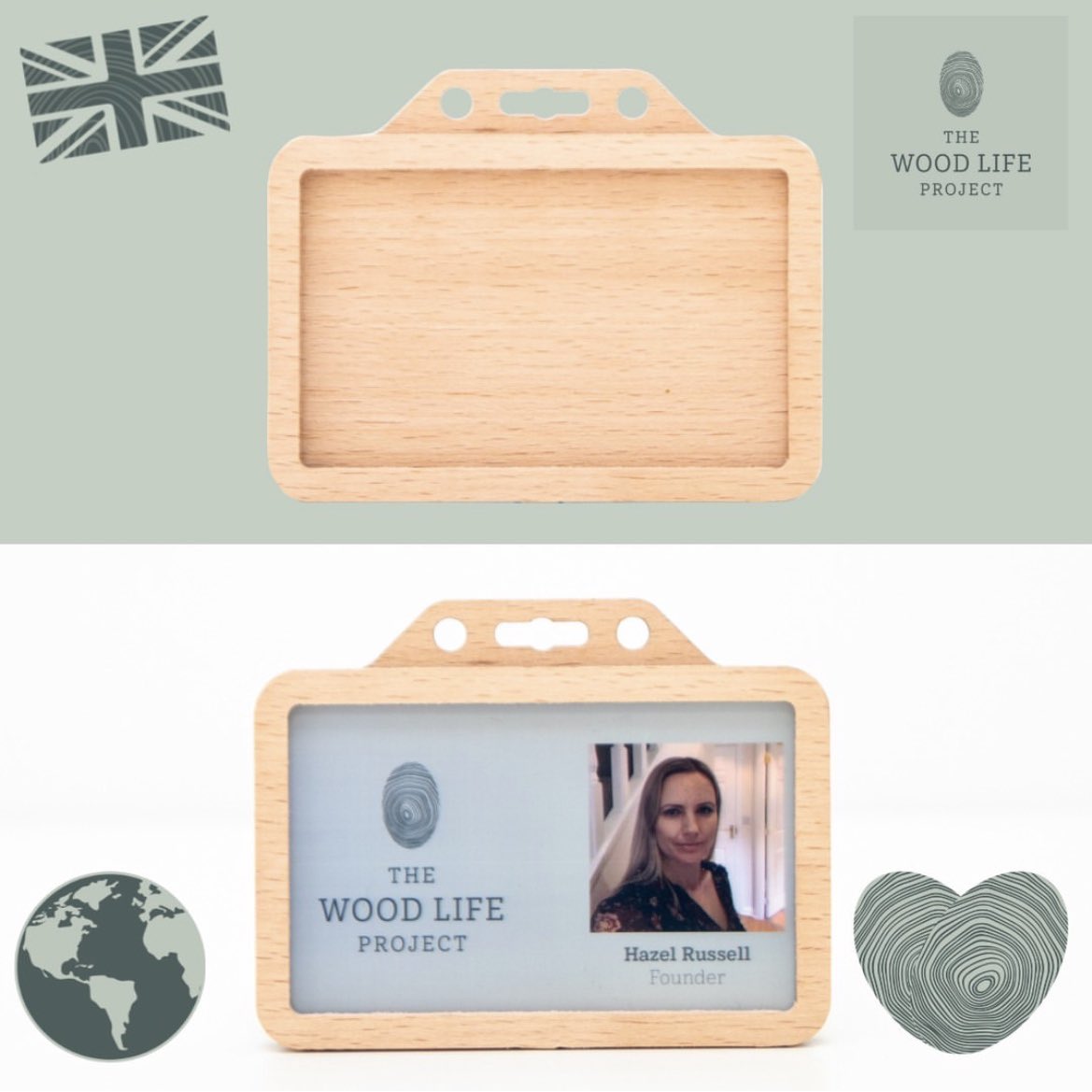 Our wooden ID card holders are the perfect replacement to plastic versions, showcasing a companies commitment to CSR and ESG thewoodlifeproject.com/collections/sh…