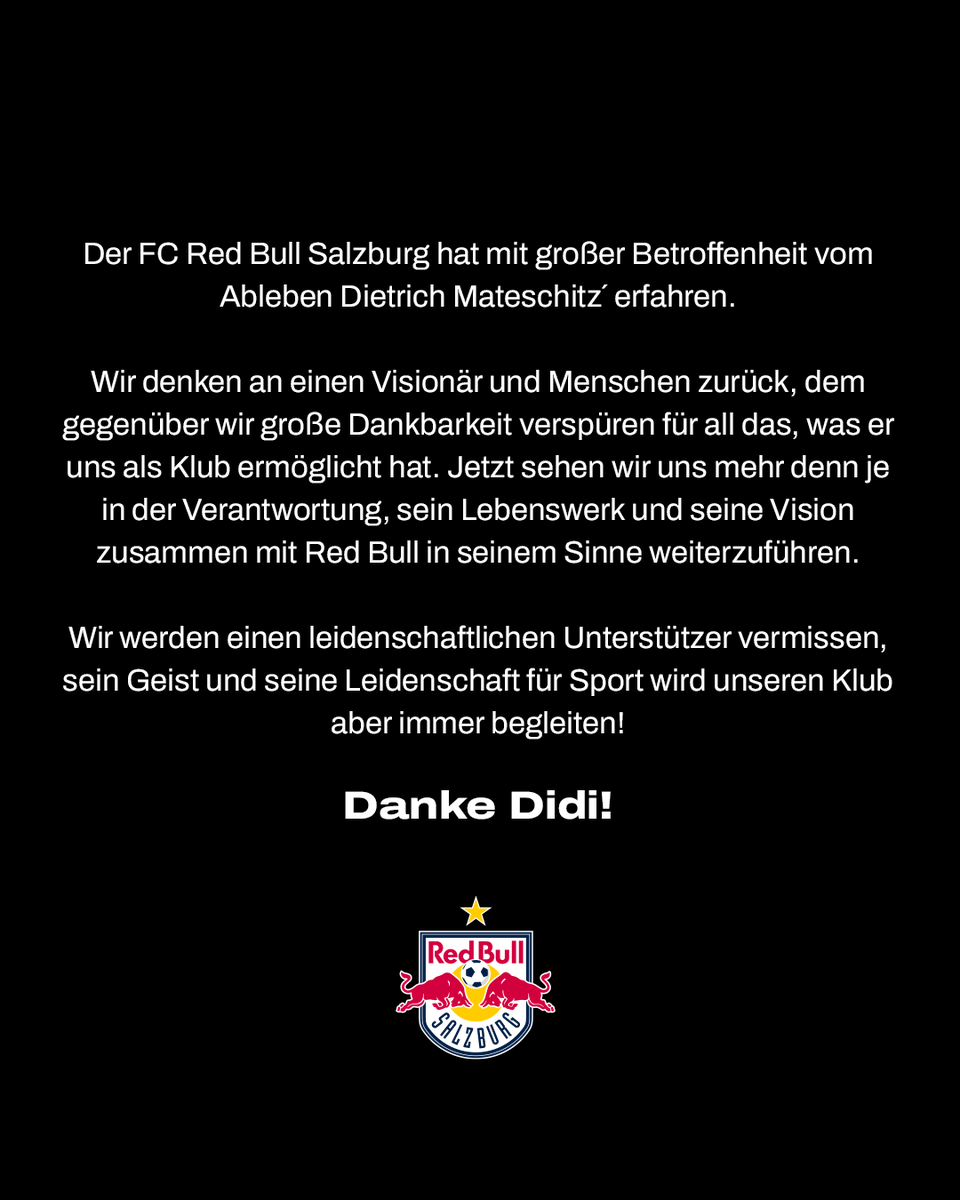 RedBullSalzburg's tweet photo. Danke Didi! https://t.co/O9TzZRQJd5