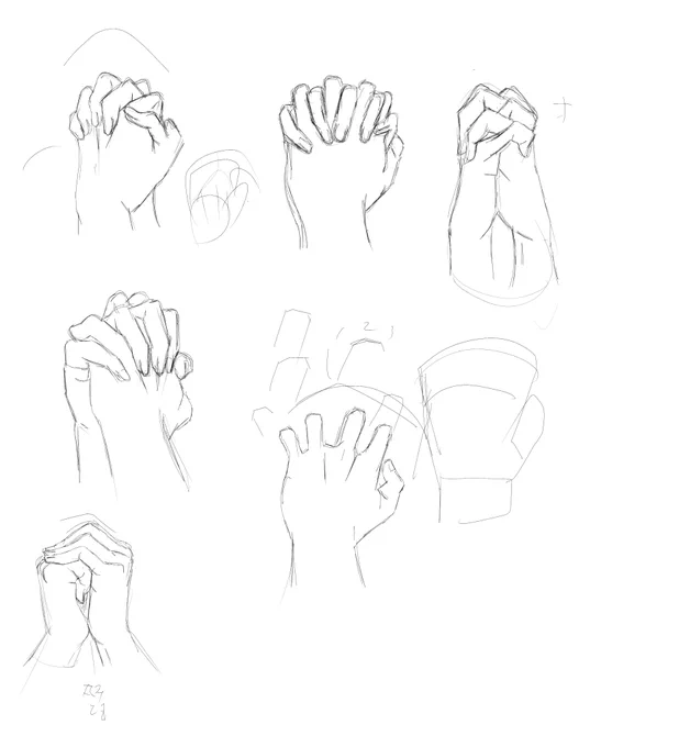 全力で教える手の描き方模写 