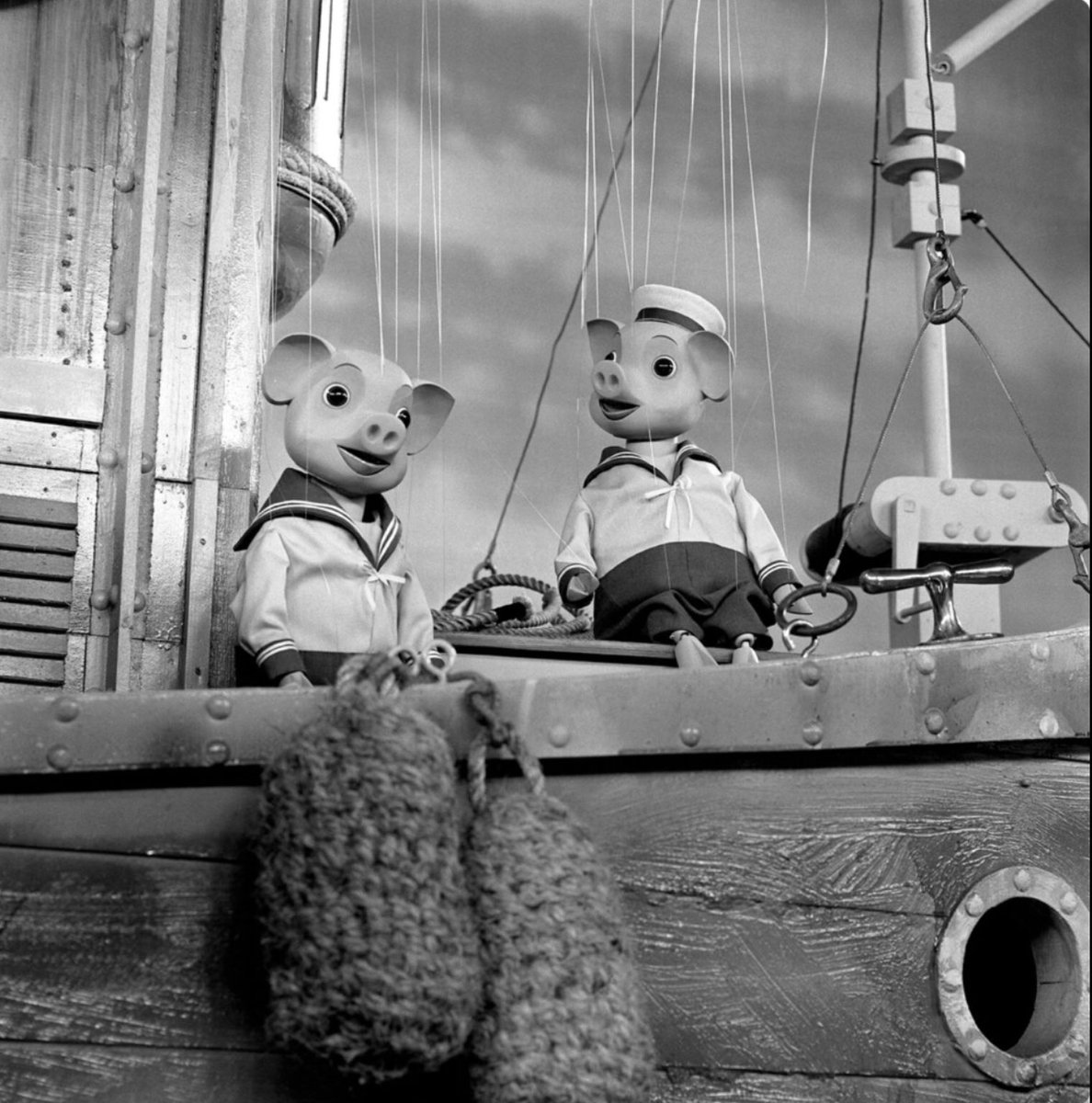 As an eight year old I was always so impressed with how they managed to hide the strings 😉