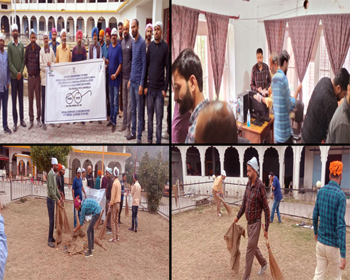 GoIStats's tweet photo. Sub Regional Office, National Statistical Office (Field Operations
Division), Baramulla under Regional Office, Srinagar carried out cleanliness drive in Baramulla under Special Campaign 2.0 on 17.10.2022. Some Glimpses:

#SpecialCampaign2
@PMOIndia @Rao_InderjitS @DARPG_GoI https://t.co/0rXhbOO8jf