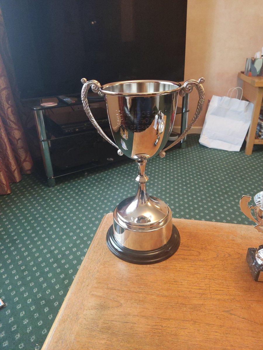 dandouglio's tweet photo. Honoured (and surprised) to win the Brian Brown award last night at LCC.

I'm fairly sure he took the first wicket I saw watching the 1sts way back in the old days. https://t.co/lc3YgNbsPc