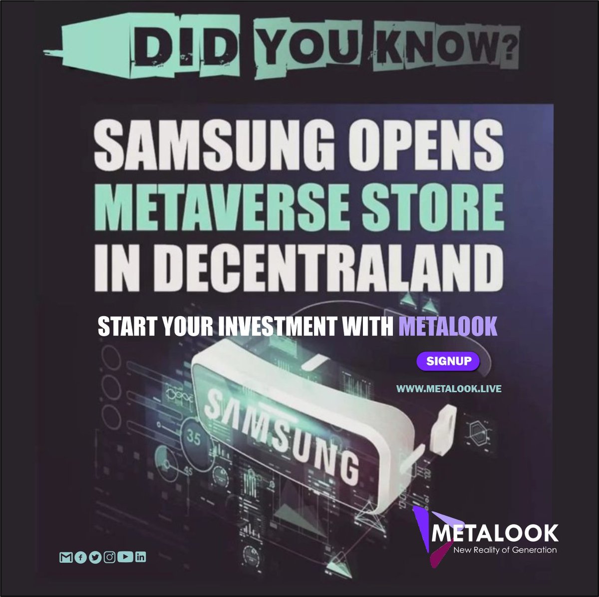 Metalook3's tweet image. Because Next Future is Metaverse..
metalook.live 
#metaverse #meta #Metalook