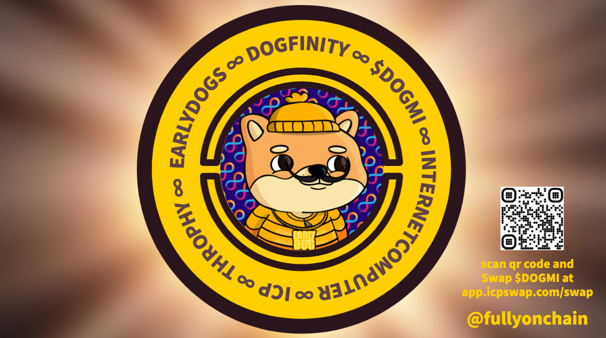 FullyOnChain's tweet photo. #EarlyDog catches the worm! #DOGMI 🐶🌎
#WOOFWOOF $DOGMI #DOGMINATION #ICP #NFT https://t.co/rAg836VMav