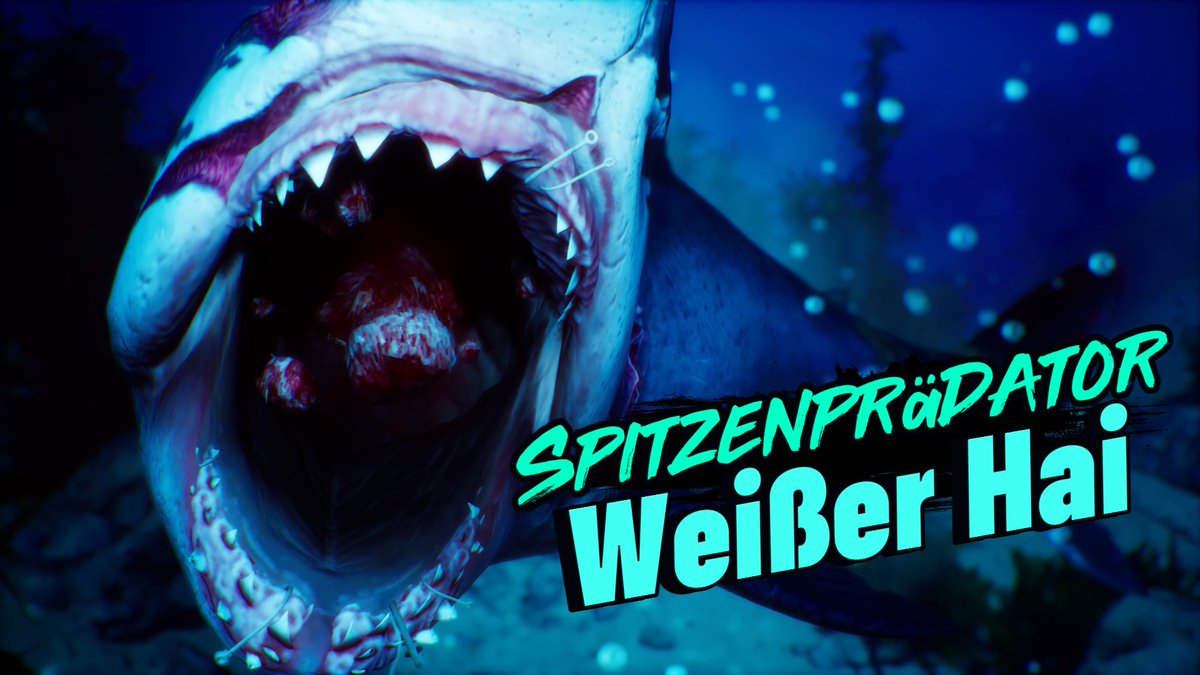 NDendro's tweet photo. Spitzenprädator Weißer Hai begegnet #PS4share https://t.co/l5iDG2YNCL