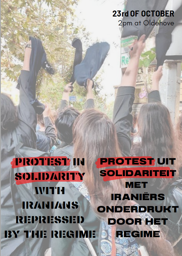 AILeeuwarden's tweet photo. Vanmiddag om 14.00 uur is er een manifestatie voor de vrouwen en mannen die in Iran in verzet komen tegen het regime. Toon je solidariteit en kom ook! https://t.co/JpZsgPFxCE