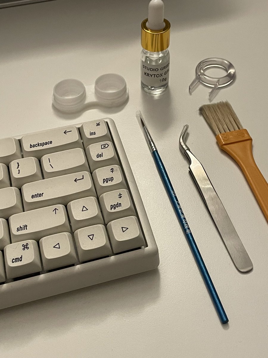 _harbourfront's tweet image. 키보드 윤활이라는 것을...해보겠습니다