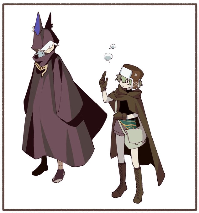 「cloak hood」 illustration images(Popular)