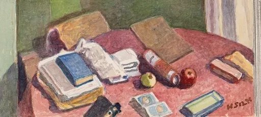 Oh housers #HouseHistoryHour, just look at Henry Silk's paintings of his East End interwar life: spitalfieldslife.com/2022/10/23/hen…
