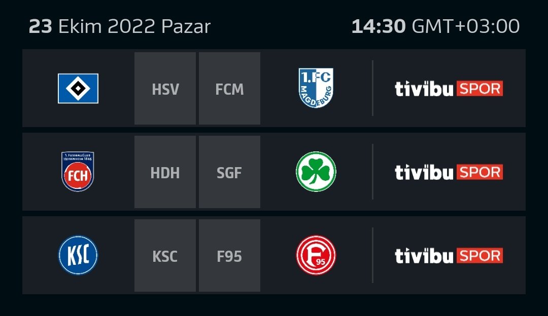 ⚽📅🇩🇪 GÜNÜN BUNDESLİGA VE BUNDESLIGA 2 FİKSTÜRÜ

#Deutschland | #Bundesliga