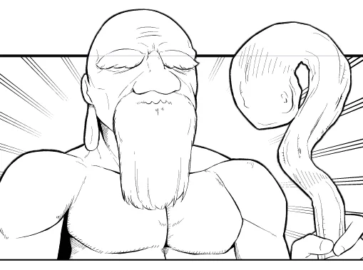 wip 別に描きたくないけど描かないといけないので老人キャラを描く 