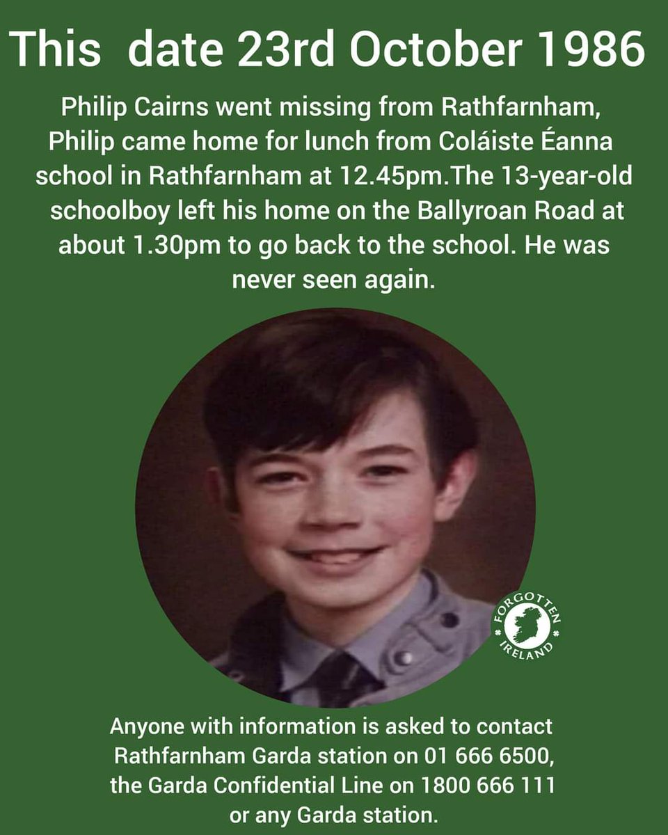 Another heartbreaking anniversary today for Philip's family who have never give up the fight to bring Philip home 🙏🙏🕯🕯💔💔 #Disappearance #Coldcase #FindPhilip #Gardai #Ireland