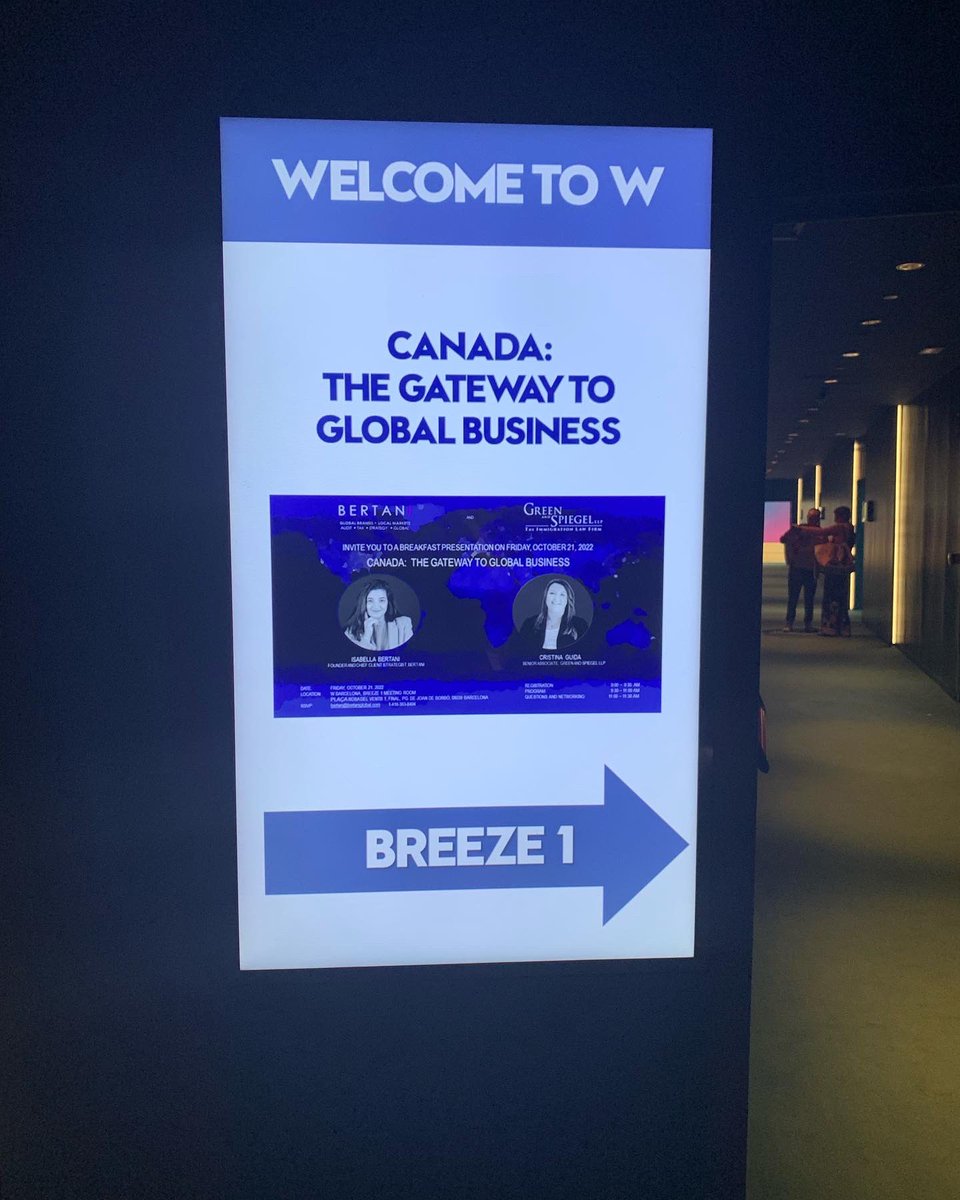 BERTANIGlobal's tweet photo. Thank you to everyone who attended our Barcelona edition of “Canada: Gateway to Global Business!” It was a great success!

If you are interested in entering the North American market, please reach out to us!

#Canada #business #globaltrade #global #trade https://t.co/Q3DIVOOSsF
