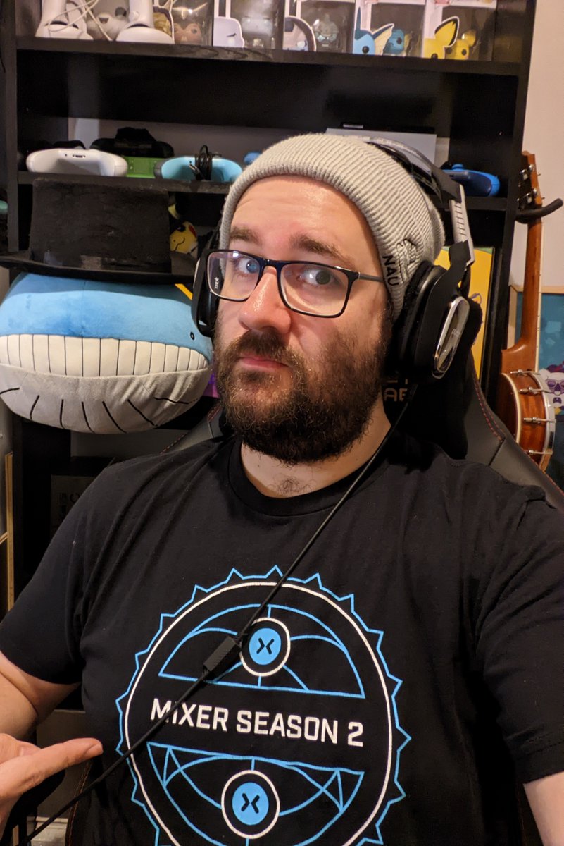 Banjo__Benji's tweet image. Good morning interwebs! we're live in the usual place today and sporting this throwback to a different time! 

Who else still has any of there #Mixerpartner attire?