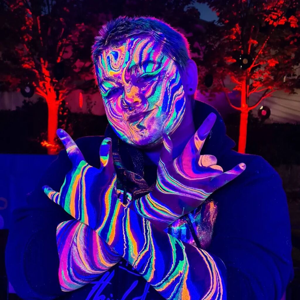 The full effect #fubl #neontattoo #bodymarblinguk #uv