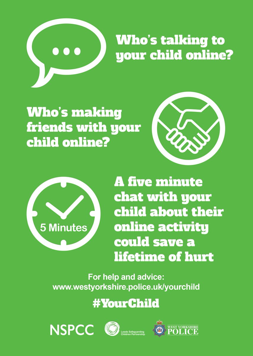 The internet can be an amazing place for #YourChild but parents should remind them that people may not be who they say they are. westyorkshire.police.uk/YourChild