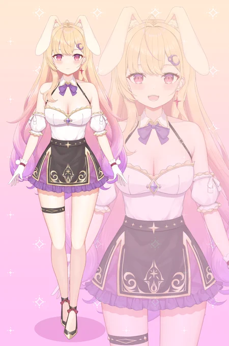 にじゅなさん(@ Nijyuuu7)のお姿お仕立てさせて頂きました!活動が楽しみです!応援よろしくお願いします!! 