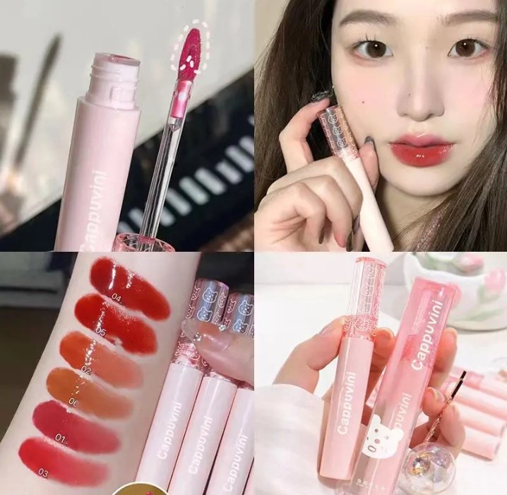 yam14708405's tweet photo. ลิปสติก ️Cappuvini Cute Bear Mirror Lip glaze Water gloss Lip gloss lipstick ราคา ฿39.00
#โตโน่ภาคิน #ลิปสติก #แบรนด์เกาหลีโปรดีวันเดียว #cappuvini #ACTLOVESICKinBKK https://t.co/vXWqGSWsR1